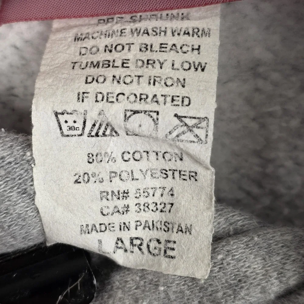 Farm Boy Brand Mens Hoodie Large Gray 